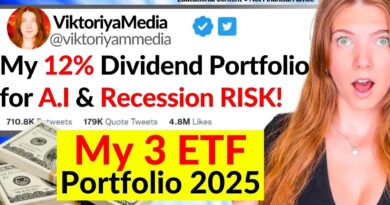 My 3 ETF Dividend Portfolio Built For A.I & Recession Risk in 2025!