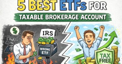 5 Best ETFs for Taxable Brokerage in 2026 (Avoid These Tax Traps)